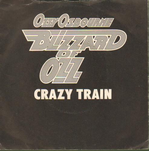 Ozzy Osbourne Crazy Train + Picture Sleeve UK 7